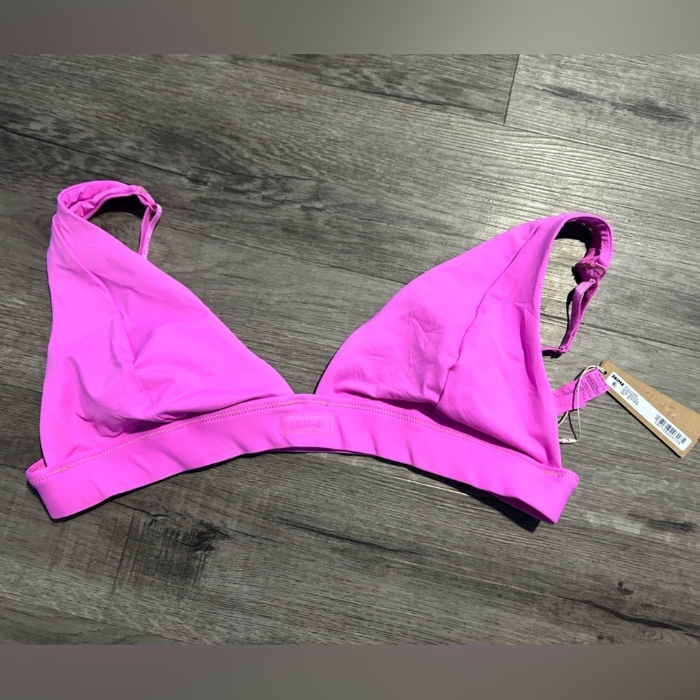 NWT SKIMS Plunge Bikini Top XL